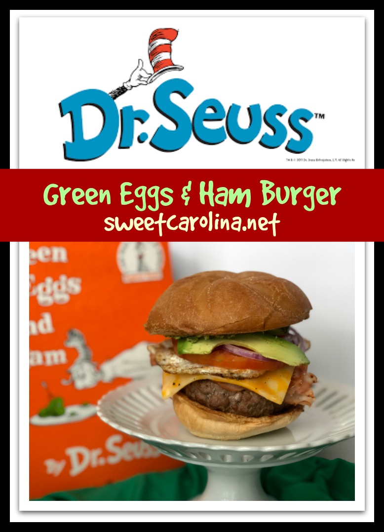 Sweet Carolina Green Eggs and Ham Burger