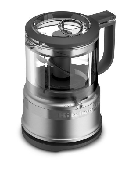 KitchenAid KFC3516CU 3.5 Cup Mini Food Processor, Contour Silver
