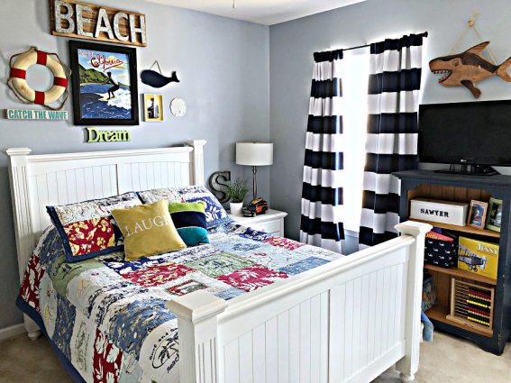 Sweet Carolina Kids Beach Themed Bedroom